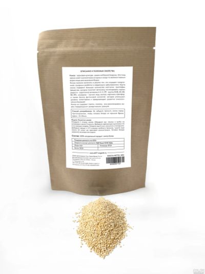 Лот: 17426179. Фото: 1. Крупа киноа белая из Перу ACT-Organic. Диетическое питание