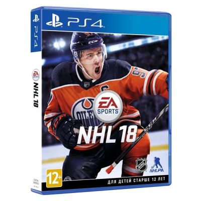 Лот: 15203140. Фото: 1. NHL 18 для PS 4. Русская версия... Игры для консолей