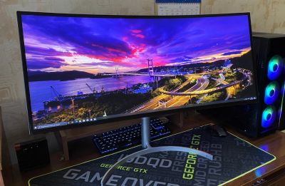 Лот: 17533487. Фото: 1. Монитор LG 34WK95C-W 34'' UW-QHD... ЖК-мониторы