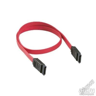 Лот: 9354621. Фото: 1. Кабель плоский SATA 50 см. Шлейфы, кабели, переходники