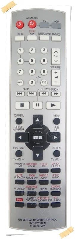 Лот: 15903614. Фото: 1. Пульт PANASONIC EUR7722XEO, EUR7722XE0. Пульты ДУ