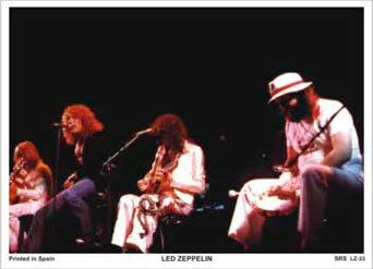 Лот: 10612875. Фото: 1. Led Zeppelin коллекционная карточка... Наклейки, фантики, вкладыши