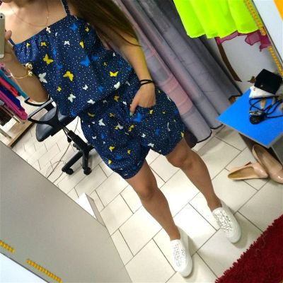 Лот: 7748713. Фото: 1. Комбинезон синий джинс новый. Комбинезоны