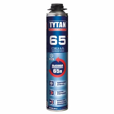 Лот: 8504534. Фото: 1. Монтажная пена Tytan 65 профессиональная... Клеи, герметики, пена монтажная, клейкие ленты