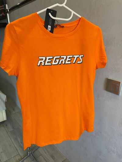 Лот: 15400675. Фото: 1. Новая футболка кислотна оранжевая... Футболки, топы и майки