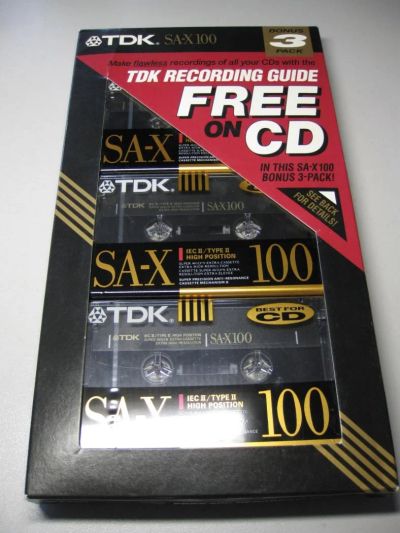 Лот: 4198606. Фото: 1. Набор аудио-кассет TDK SA-X 100. Аудиозаписи