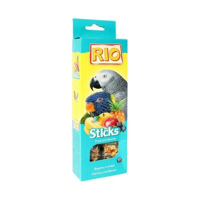 Лот: 10400982. Фото: 1. Палочки rio для попугаев с фруктами... Корма
