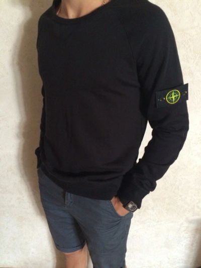 Лот: 7687580. Фото: 1. Свитшот Stone Island. Свитеры, толстовки, худи