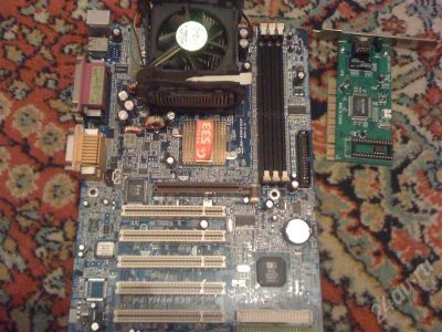 Лот: 605638. Фото: 1. GIGABYTE P4 TITAN 533, 478 Soc... Материнские платы