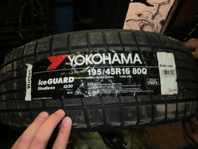 Лот: 4148745. Фото: 1. Yokohama ICE GUARD IG30 195/45... Шины