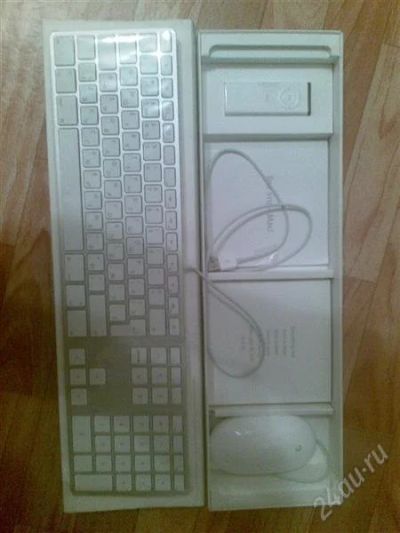 Лот: 991227. Фото: 1. Apple клавиатура, пульт и мышь. Клавиатуры и мыши