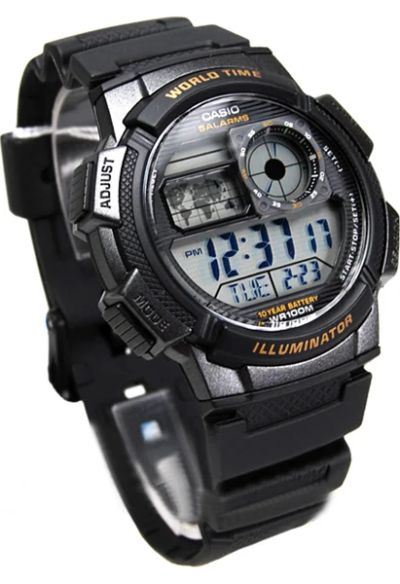Лот: 3141990. Фото: 1. Часы Casio AE-1000W-1A Rubber... Оригинальные наручные часы