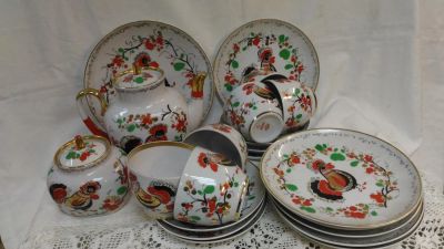 Лот: 8794702. Фото: 1. ПЕТУХ сервиз. Сервизы, наборы посуды