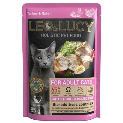 Лот: 19990252. Фото: 1. LEO&LUCY холистик, влажный корм... Корма