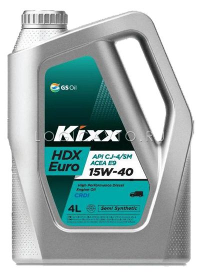 Лот: 12567519. Фото: 1. Kixx HDX Euro CJ-4, 15W-40, 4L. Масла, жидкости