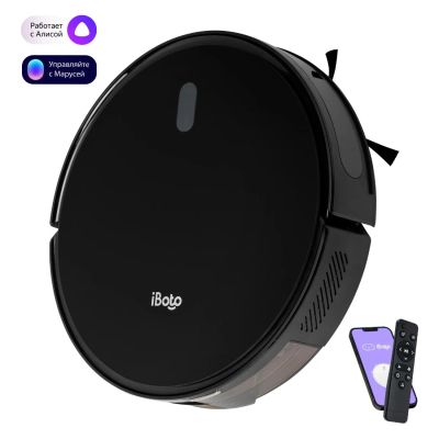 Лот: 24989541. Фото: 1. Робот-пылесос iBoto X530 Black. Пылесосы, паровые швабры