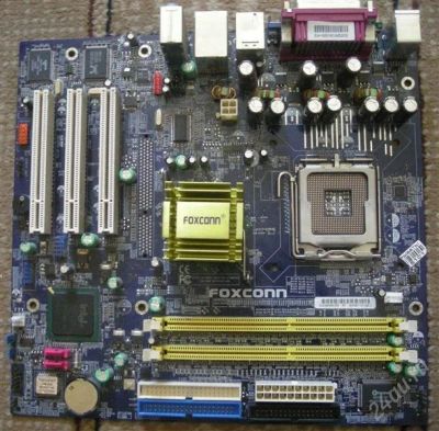 Лот: 1097150. Фото: 1. Материнская плата Foxconn 865M07-GV-6ELS. Материнские платы