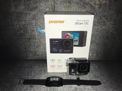 Лот: 17665125. Фото: 1. Экшн - камера Digma DiCam 72C... Экшн камеры