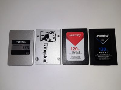 Лот: 16618982. Фото: 1. SSD 120gb разные производители. SSD-накопители