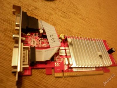 Лот: 877202. Фото: 1. Видеокарта RADEON X550 128мб PCI-E. Видеокарты
