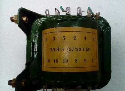 Лот: 20079199. Фото: 1. Трансформатор ТАН6-127/220-50. Трансформаторы, катушки