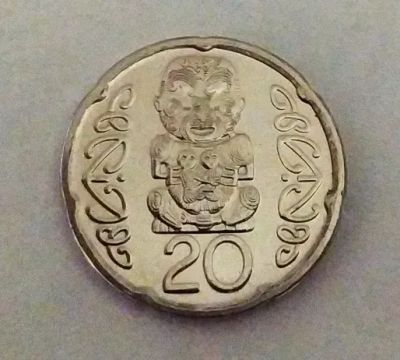Лот: 25107812. Фото: 1. Новая Зеландия 20 центов 2008... Австралия и Океания