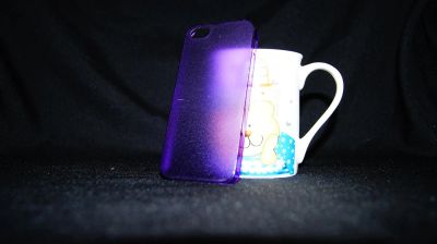 Лот: 3356454. Фото: 1. Чехол на iPhone 5/5s пластик полупрозрачный. Чехлы, бамперы