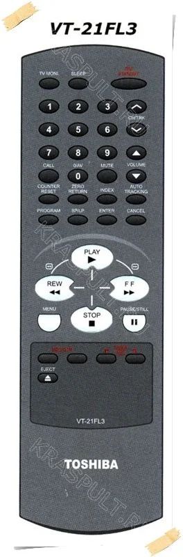 Лот: 15905073. Фото: 1. Пульт TOSHIBA VT-21FL3. Пульты ДУ