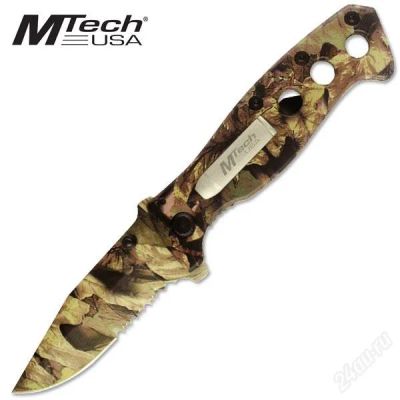 Лот: 2414843. Фото: 1. MTech Bullet Forest Camouflage. Ножи, топоры