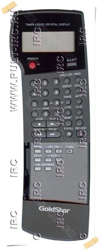 Лот: 15909079. Фото: 1. Пульт GOLDSTAR VCR-01. Пульты ДУ