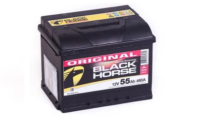 Лот: 16817513. Фото: 1. Аккумулятор Black Horse 55 Ач... Аккумуляторы