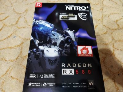 Лот: 18475253. Фото: 1. RX580 нитро +. Видеокарты