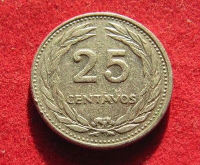 Лот: 19919961. Фото: 1. Сальвадор 25 сентаво, 1973 г. Америка