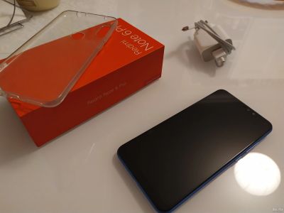 Лот: 15288463. Фото: 1. Xiaomi Redmi Note 6 Pro 32Gb Blue... Смартфоны