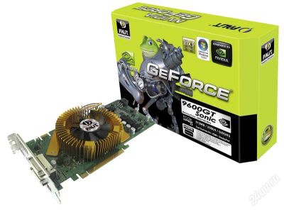 Лот: 1995868. Фото: 1. Видеокарта Nvidia GeForce 9600... Видеокарты