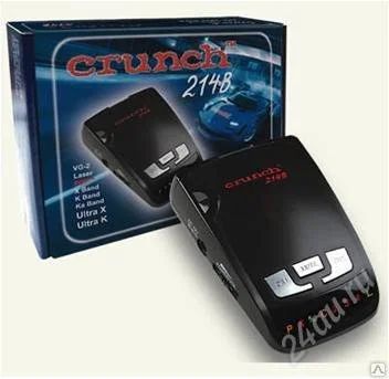 Лот: 1474345. Фото: 1. Радар детектор Crunch 214B. Видеорегистраторы,  радар-детекторы, системы парковки