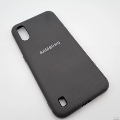 Лот: 17493139. Фото: 1. Чехол накладка Samsung A01 Silicone... Чехлы, бамперы