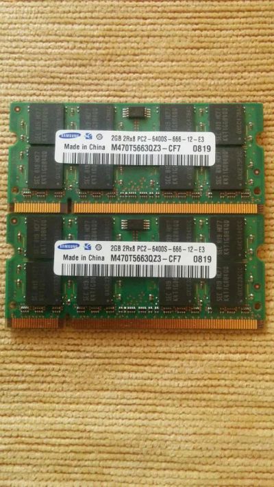 Лот: 9054747. Фото: 1. DDR2 для ноутбука 2х2gb. Оперативная память