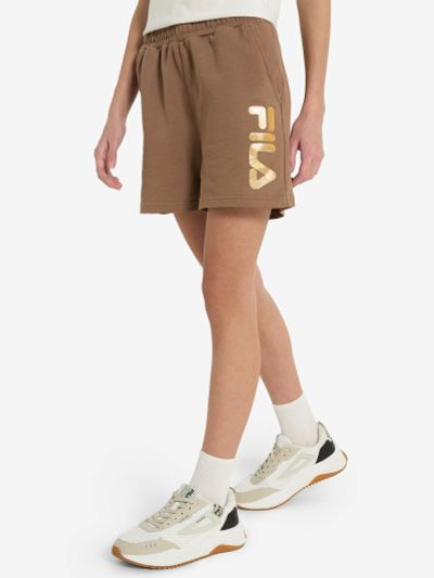 Лот: 25125163. Фото: 1. Шорты для девочек FILA, Коричневый. Шорты