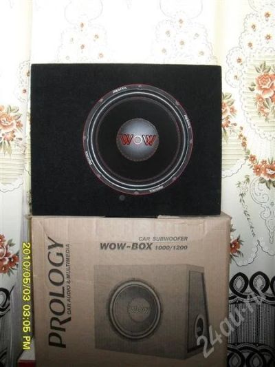 Лот: 386740. Фото: 1. саб PROLOGY WOW-BOX "10" 500/1000... Сабвуферы