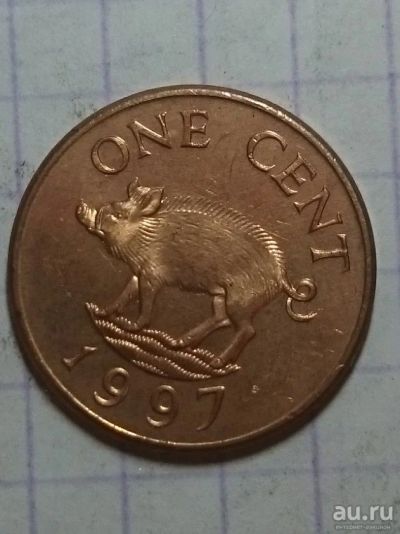 Лот: 10354776. Фото: 1. 1 цент Бермудские острова. Америка