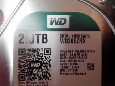 Лот: 6459029. Фото: 1. Жесткий диск WD 2Tb 64Mb кэш... Жёсткие диски (HDD)