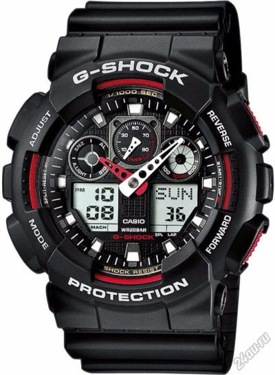 Лот: 5933301. Фото: 1. Часы G-Shock GA-100-1A4 Оригинальные... Оригинальные наручные часы