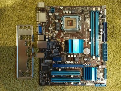 Лот: 10727431. Фото: 1. Материнская плата ASUS P5G41T-M... Материнские платы