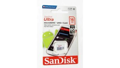 Лот: 15658646. Фото: 1. Карта памяти SanDisk Ultra microSDHC... Карты памяти