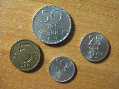 Лот: 2289480. Фото: 1. Швеция. Набор монет 1962-1973... Европа