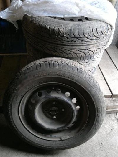 Лот: 981349. Фото: 1. Falken 185/65/14 - 4шт на штамповке. Шины на дисках