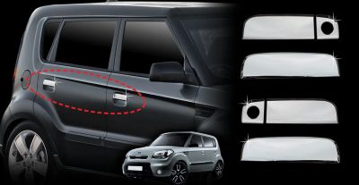 Лот: 7602032. Фото: 1. Накладки на дверные ручки kia... Кузов
