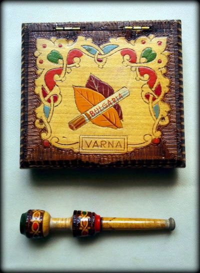 Лот: 10337388. Фото: 1. Сигаретница с надписью "Varna... Другое (коллекционирование, моделизм)