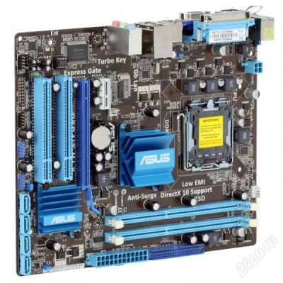 Лот: 1535033. Фото: 1. Материнская плата Asus P5G41T-M... Материнские платы
